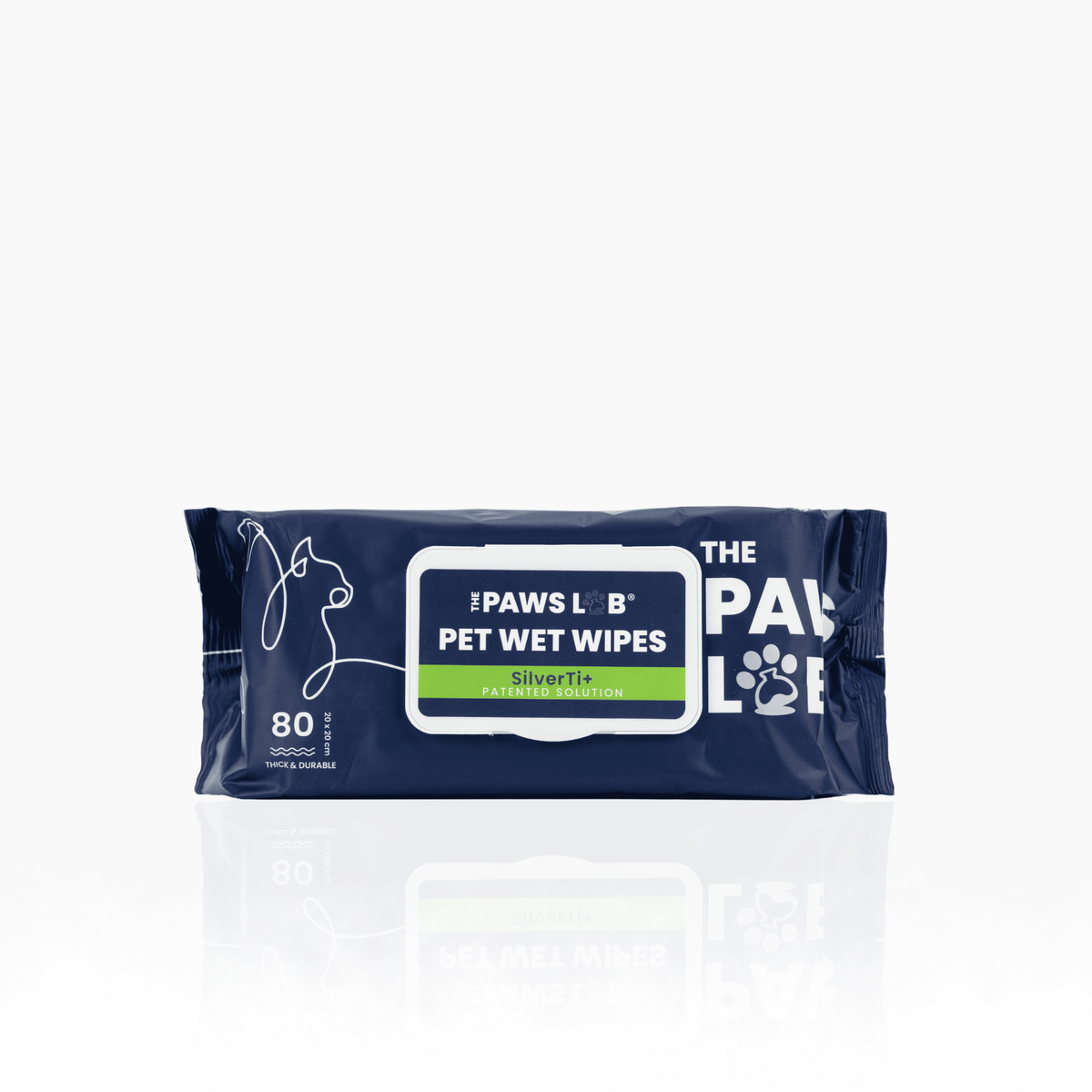 The Paws Lab Pet Wet Wipes included in the Complete Daily Care Subscription.